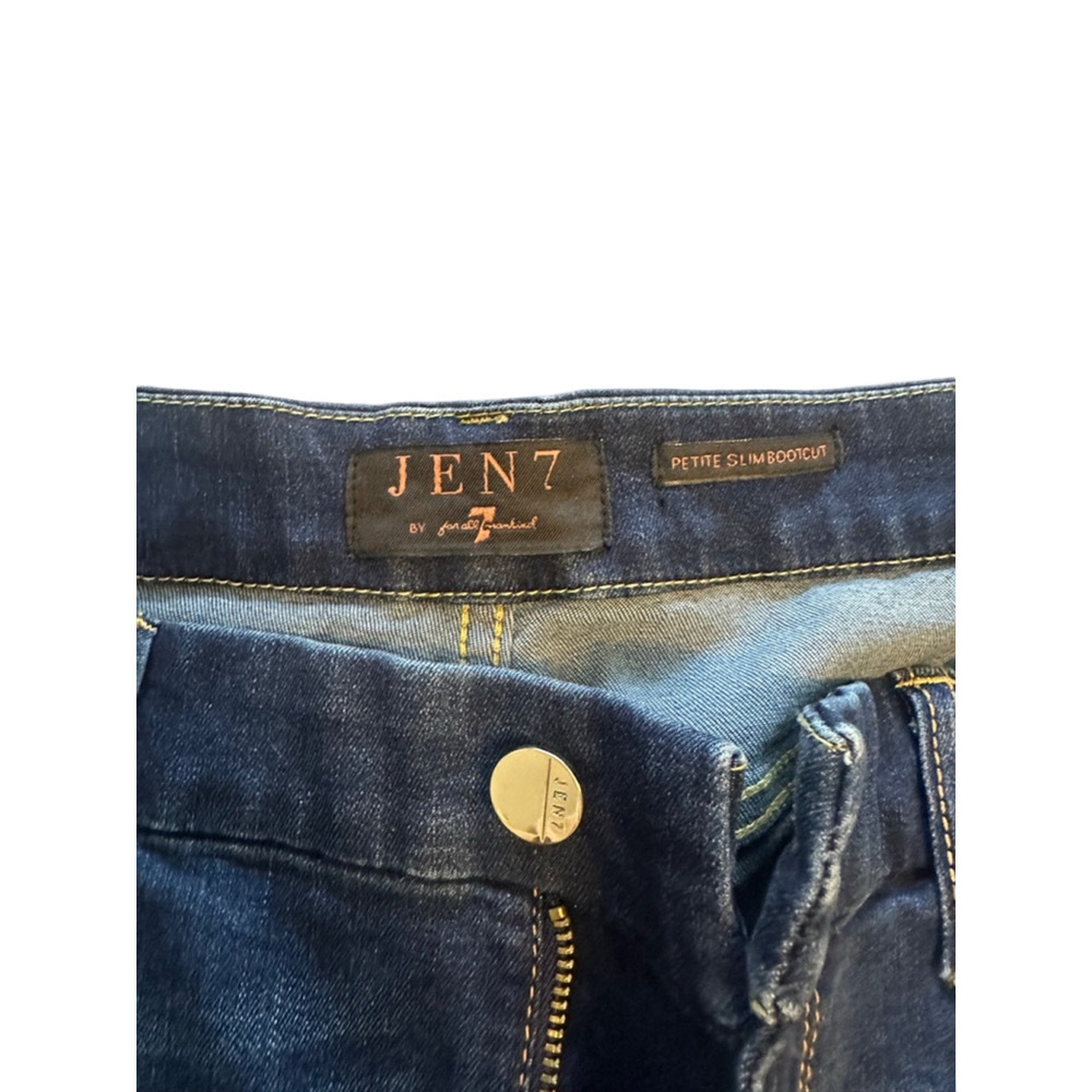 JEN7 by 7 For All Mankind Jeans Women's Size 14P Blue - Picture 3 of 4